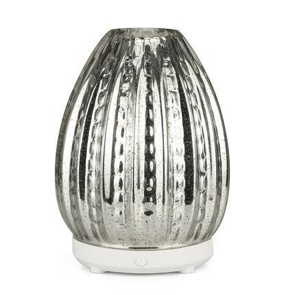 100ml Creative Vase Shape Aromatherapy Machine 3D Glass Humidifier Automatic Alcohol Sprayer with Colorful LED Lamp, 3D Glass Humidifier