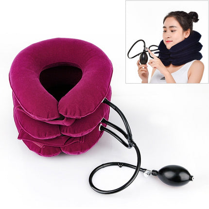 Household Full Cashmere Cervical Traction Instrument Neck Protection Inflatable Cervical Spine Massage Instrument