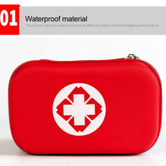 43 In 1 EVA Portable Car Home Outdoor Emergency Supplies Kit Survival Rescue Box, 43 In 1 21x13x5cm (Blue), 43 In 1 21x13x5cm (Red), 43 In 1 21x13x5cm (Black), 43 In 1 21x13x5cm (Orange)