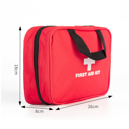 234 In 1 Portable Home Outdoor Emergency Supplies Kit Survival Rescue Box, 26x18x8cm (Green), 26x18x8cm (Red)