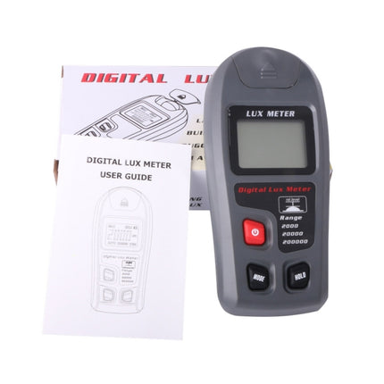 MT-30 LCD Portable Digital Light Lux Meter for Factory / School / House Various Occasion, Range: 0.1-200,000 Lux