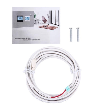 BHT-1000-GB-WIFI 16A Load Electronic Heating Type Touch LCD Digital WiFi Heating Room Thermostat with Sensor, Display Clock / Temperature / Periods / Time / Week / Heat etc., BHT-1000 16A (Black), BHT-1000 16A (White)