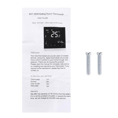 BAC-2000 Central Air Conditioning Type Touch LCD Digital 2-pipe Fan Coil Unit Room Thermostat, Display Fan Speed / Clock / Temperature  / Time / Week / Heat etc.