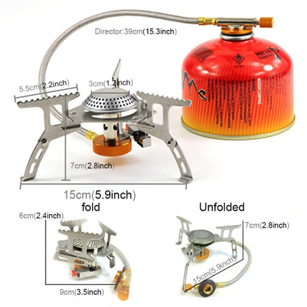 Outdoor Camping Tool Camp Stove BBQ Cooking Portable Gas Stove Split Gas Furnace, Separated type