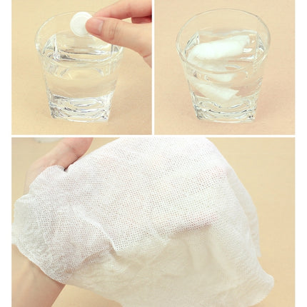 60 PCS Candy Style Portable Disposable Travel Cotton Towel, Size: 22*20cm, 60 PCS