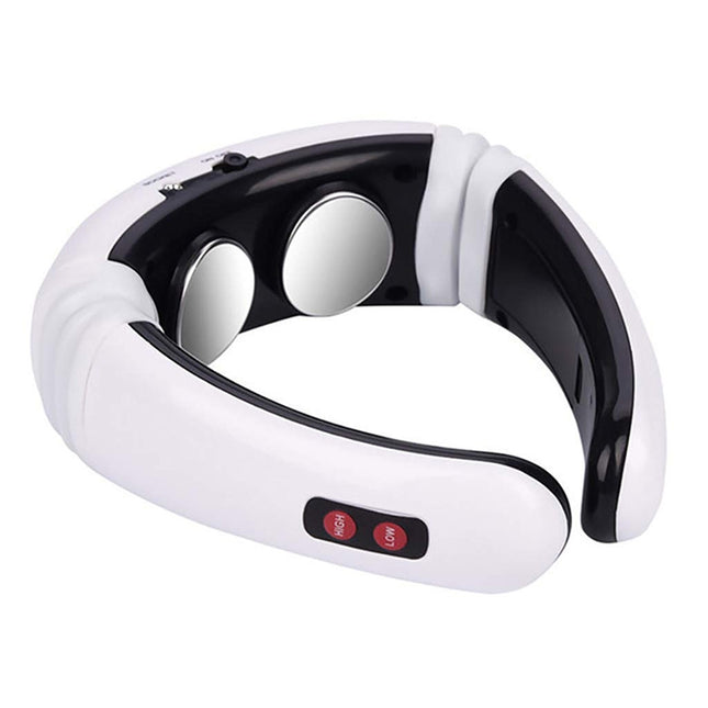 USB Charging 1300 mAh Electric Back Neck Shoulder Electrical Pulse Electric Shock Body Massager, USB Charging
