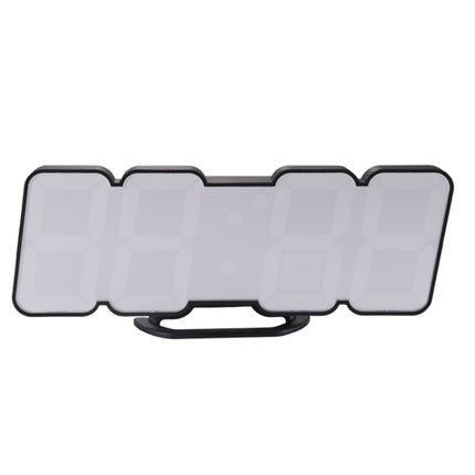 Modern 3D LED Sound Control Colorful Digital Alarm Clock Adjust Brightness Electronic Wall Glowing Hanging Clock with Remote Control