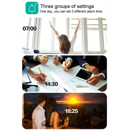 Multi-functional Large Screen LED Digital Music Alarm Clock with Time / Week / Temperature / Calendar Display & Remote Control, DC 5V