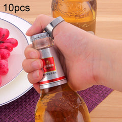 10pcs Ring Style Metal Beer Bottle & Can Opener, Inner Diameter: 2.2cm, 10pcs Ring Style
