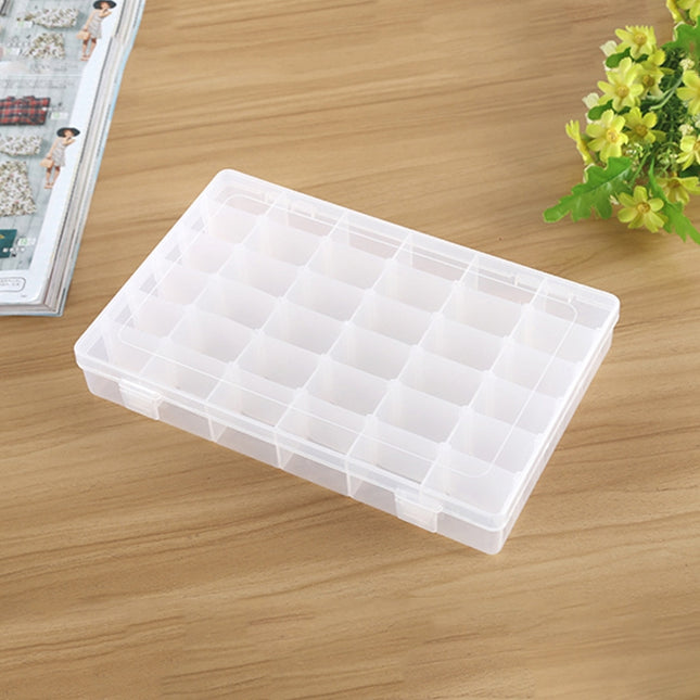 Plastic Organizer Container Storage Box Removable Grid Compartment for Jewelry Earring Fishing Hook Small Accessories, Size: Large, 36 Slots, 36 Slots