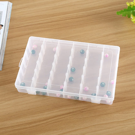 Plastic Organizer Container Storage Box Removable Grid Compartment for Jewelry Earring Fishing Hook Small Accessories, Size: Large, 36 Slots, 36 Slots