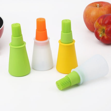 Kitchen Silicone Oil Brush Grill Brush Oil Bottle,Random Color Delivery, 11.5x5cm