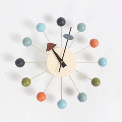 Stylish Background Minimalis Circular Balls Candy Wall Clock Creative Decoration Clock Ferris Wheel Clock