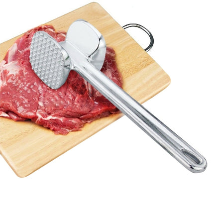 Aluminum Alloy Loose Tenderizers Meat Hammer Steak Pork Kitchen Tools, Large Size: 6.5 x 25.0cm, Large Size: 6.5 x 25.0cm