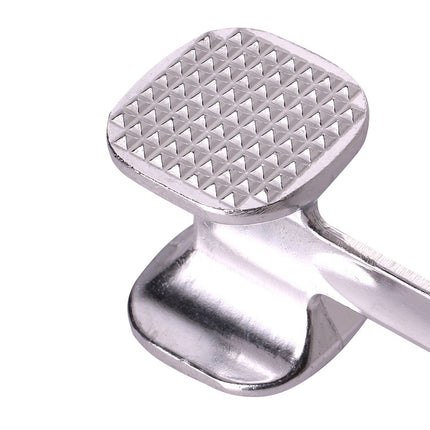 Aluminum Alloy Loose Tenderizers Meat Hammer Steak Pork Kitchen Tools, Large Size: 6.5 x 25.0cm, Large Size: 6.5 x 25.0cm