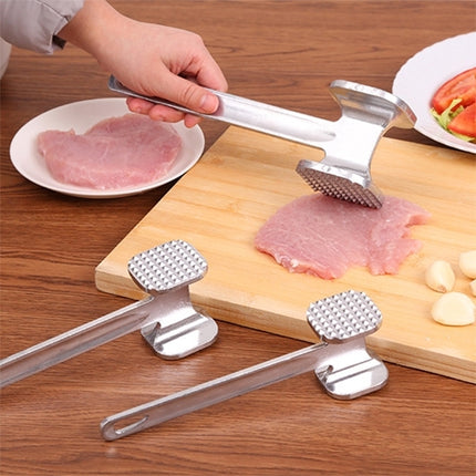 Aluminum Alloy Loose Tenderizers Meat Hammer Steak Pork Kitchen Tools, Large Size: 6.5 x 25.0cm, Large Size: 6.5 x 25.0cm