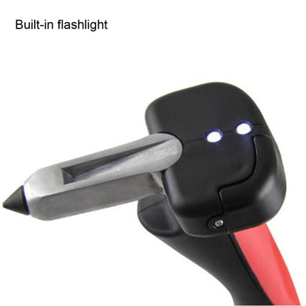 Car Cane Handle Portable Mobility Aid Flashlight Belt Cutter Glass Breaker Emergency Escape Tools