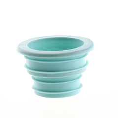 3 PCS Sewer Lengthen Odor-resistant Silicone Joint Kitchen Plumbing Sewer Drain Sealing Plug, Random Color Delivery, Sewer Lengthen Silicone Joint