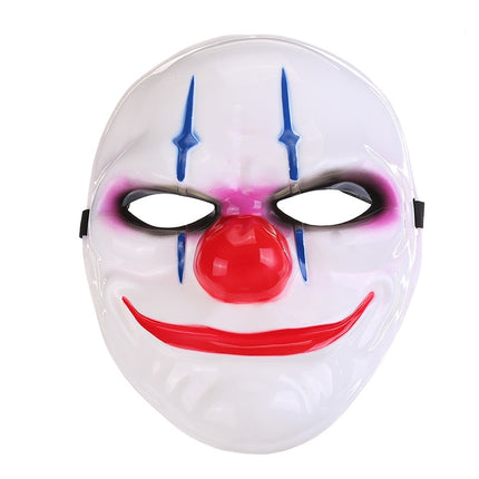 Halloween Mask PVC Halloween Festival Party Mask, Clown Pattern, Red Brain Pattern, Old Man Pattern