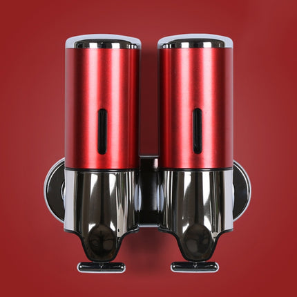 Dual Hotel Shower Manual Dispenser Wall Mounted Washing Liquid Shampoo Soap Bottle, Capacity: 1000ml, 1000ml/Gold, 1000ml/Transparent, 1000ml/White, 1000ml/Dark Red, 1000ml/Silver, 1000ml/Black