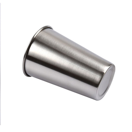 180ml Single Wall Electropolished Stainless Steel Brief Wine Cup(Silver), 180ml