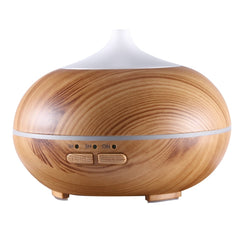 10W 150mL Wood Grain Aromatherapy Air Purifier Humidifier with LED Light for Office / Home Room, Air Purifier Humidifier with LED Light, 150ML