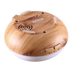 10W 150mL Wood Grain Aromatherapy Air Purifier Humidifier with LED Light for Office / Home Room, Air Purifier Humidifier with LED Light, 150ML