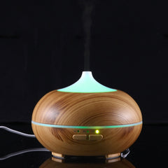 10W 150mL Wood Grain Aromatherapy Air Purifier Humidifier with LED Light for Office / Home Room, Air Purifier Humidifier with LED Light, 150ML