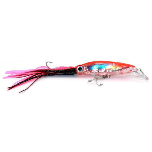 HENGJIA Octopus Shape Artificial Fishing Lures Bionic Fishing Bait with Hooks, Length: 14 cm, Random Color Delivery