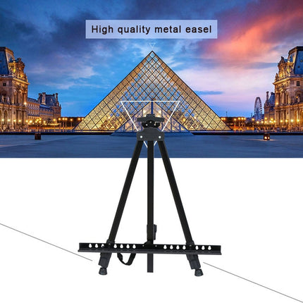 Portable Telescopic Metal Easel Tripod for Painting & Advertising Display