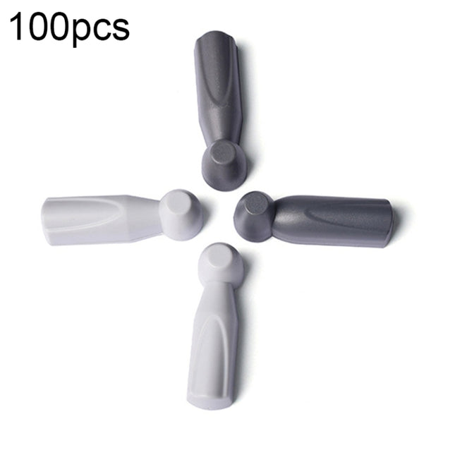 100pcs HTG-005 Small Hammer Anti-theft Magnetic Buckle EAS Anti-theft Sound and Magnetic Button Label for Supermarket Commodities, Random Color Delivery, HTG-005 Small Hammer