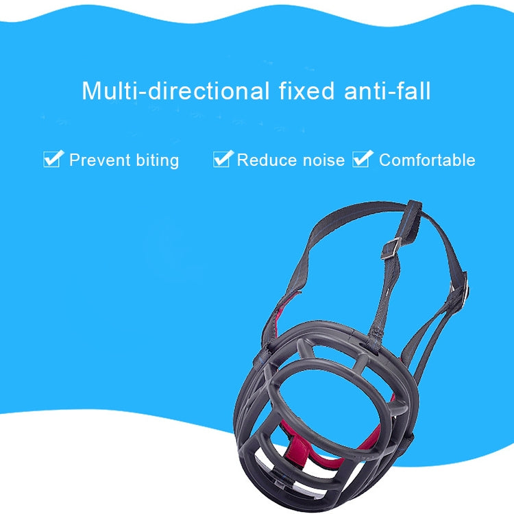 Dog Muzzle Prevent Biting Chewing and Barking Allows Drinking and Panting, Size: 8.2*7.6*10.4cm