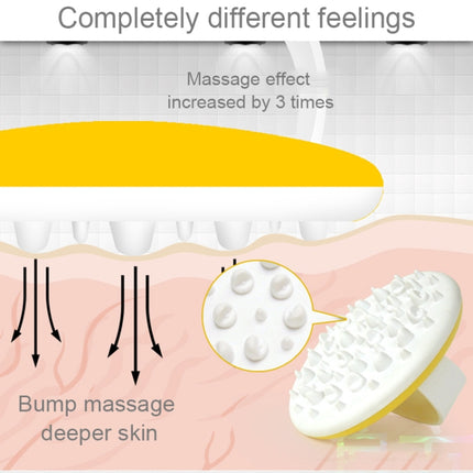 Bath Shower Body Relaxing Spa Scrub Glove Anti Cellulite Massager TPR Brush