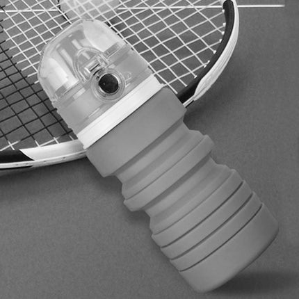 500mL Outdoor Travel Silicone Foldable Kettle Telescopic Cup Sports Drinking Bottle