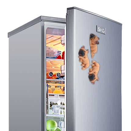 Home Decoration Lovely Rrunk on Sleep French Bulldog 3D Fridge Paste, NO Magnetic, French Bulldog  NO Magnetic