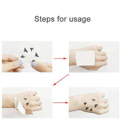 Halloween Waterproof Temporary Face Tattoo Stickers, Size: 240*210mm, 240*210mm