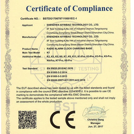 K11 Bluetooth Alarm Clock Speaker Creative Digital Music Clock Display Radio with Dual USB Interface, Support U Disk / TF Card / FM / AUX, UK Plug