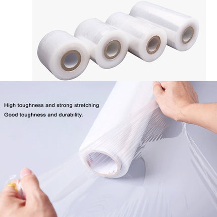 PE Transparent Stretch Wrap Film(Width: 15cm, Length: 220m)