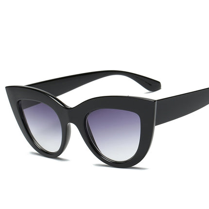Cat Eye Mirrored Metal Frame UV400 Sunglasses for Women, HC2055A, HC2055B, HC2055C, HC2055D, HC2055E, HC2055F, HC2055G, HC2055H, HC2055J, HC2055K