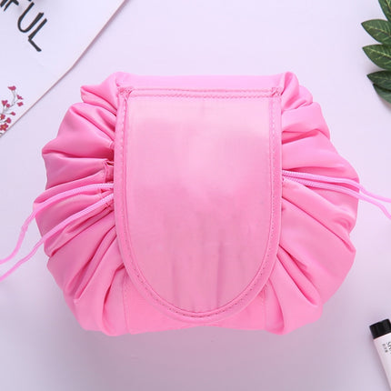Travel Large Volume Drawstring Bag Cosmetic Sundries Storage Bag, Light Grey, Light Pink, Mint Green, Navy Blue, Red, Black, Pink