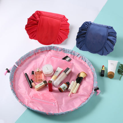 Travel Large Volume Drawstring Bag Cosmetic Sundries Storage Bag, Light Grey, Light Pink, Mint Green, Navy Blue, Red, Black, Pink
