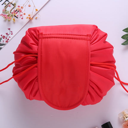 Travel Large Volume Drawstring Bag Cosmetic Sundries Storage Bag, Light Grey, Light Pink, Mint Green, Navy Blue, Red, Black, Pink
