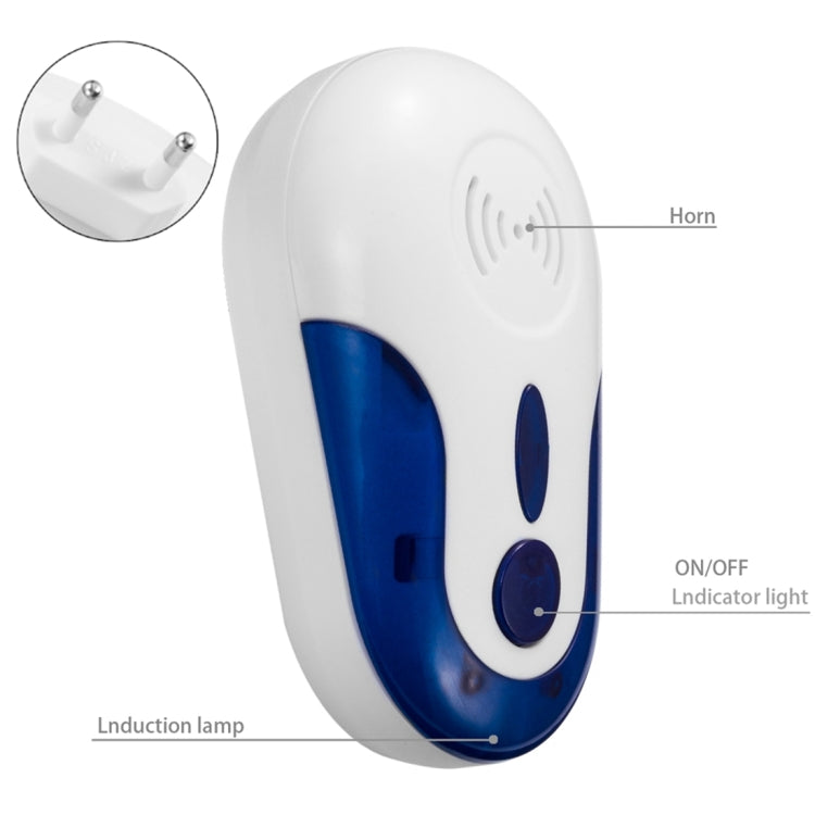 4W Electronic Ultrasonic Anti Mosquito Rat Mouse Cockroach Insect Pest Repeller, AC 90-250V