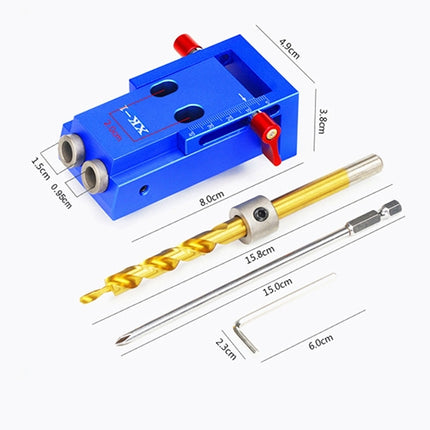 XK-1 A Aluminum Alloy Woodworking Oblique Hole Locator Woodworking Punch Tool, XK-1 A