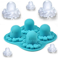 Adorable Octopus Mold Silicone Ice Cube Tools Ice Cream Cube Tray / Ice Mold, Octopus Shape