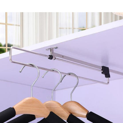 Telescopic Rail Pull-Out Wardrobe Clothes Hanger(25cm)
