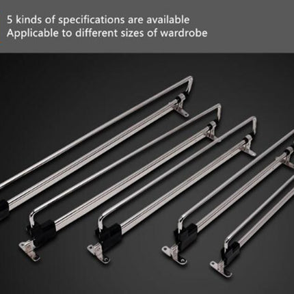 Telescopic Rail Pull-Out Wardrobe Clothes Hanger(25cm)