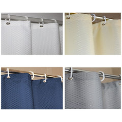 Thickening Waterproof And Mildew Curtain Honeycomb Texture Polyester Cloth Shower Curtain Bathroom Curtains,Size:120*200cm