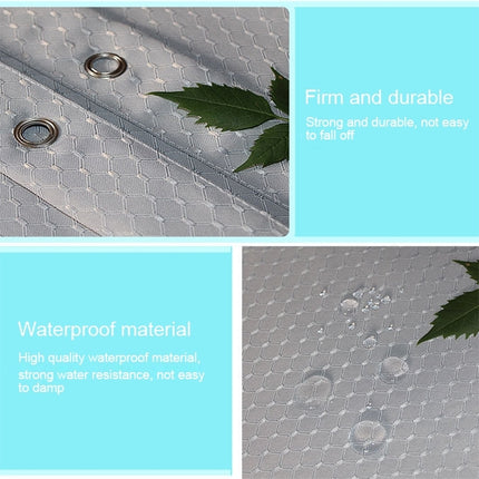 Thickening Waterproof And Mildew Curtain Honeycomb Texture Polyester Cloth Shower Curtain Bathroom Curtains,Size:180*180cm