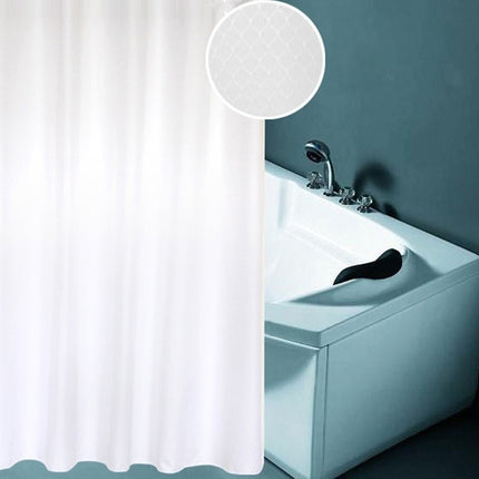 Thickening Waterproof And Mildew Curtain Honeycomb Texture Polyester Cloth Shower Curtain Bathroom Curtains,Size:180*180cm